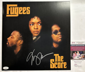 Lauryn Hill Signed Vinyl The Score JSA COA The Fugees Album Lp Record Autograph