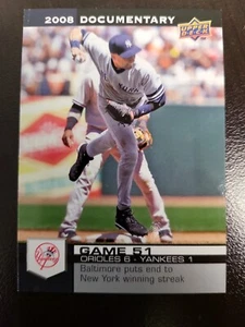 SCHEDA DOCUMENTARIO 2008 Upper Deck Jeter #1681 NYY51 - Foto 1 di 2