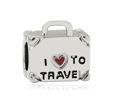 1Pcs handbag Silver European Charm Bead  Fit 925 Bracelet Necklace Pendant