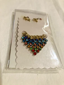 Culte de Paris for Bsrbie Silkstone Multicolored Rhines Necklace & Earrings NIP - Bild 1 von 2