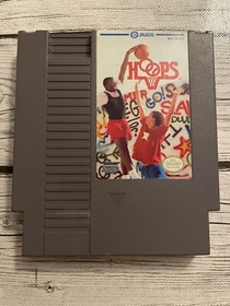 Cartucho de videojuego Hoops (Nintendo Entertainment System, 1989) - Jaleco