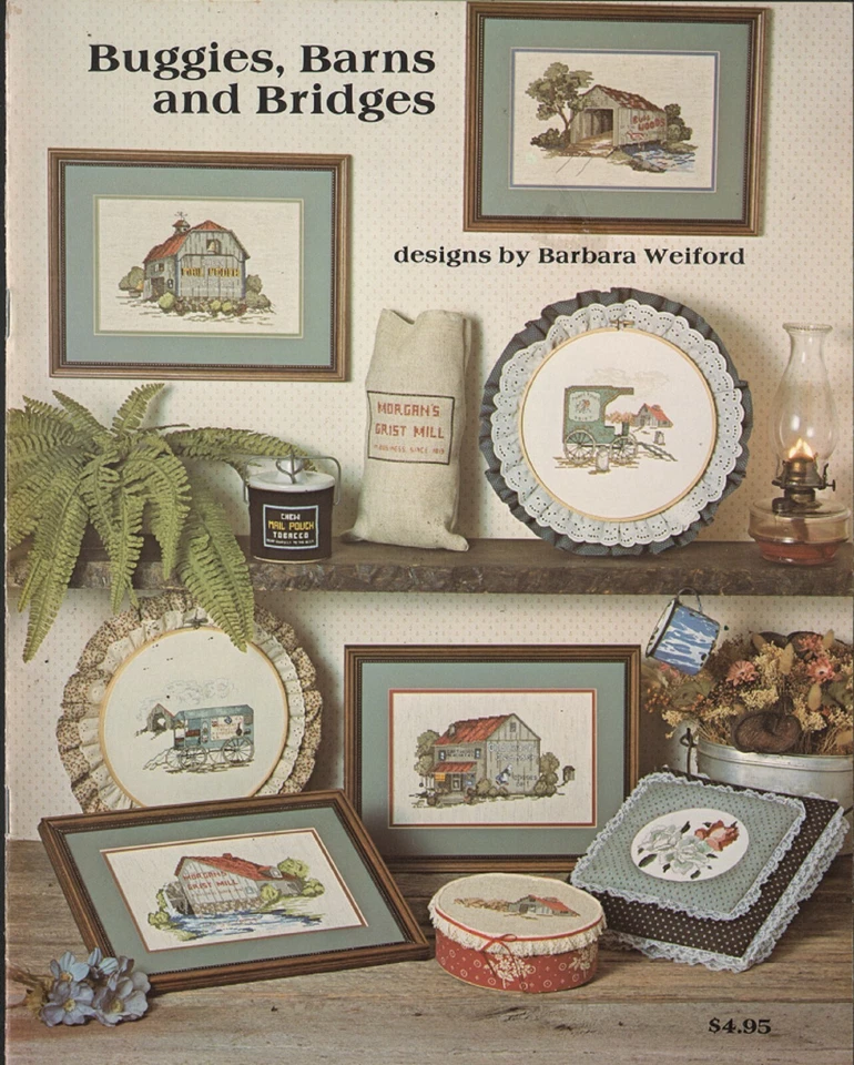 Buggies Barns and Bridges Cross Stitch Pattern Booklet - Image 1 of 1