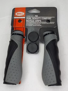 ✅🚲🧹HANDLEBAR GRIPS BELL Comfort 750 Rubber Bike Bicycle Ergo Hands 👀📸SEE📸 - Picture 1 of 17