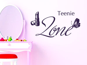 Wandtattoo Aufkleber Tattoo für Jugendzimmer Teenie Zone Spruch Wanddeko - Bild 1 von 31