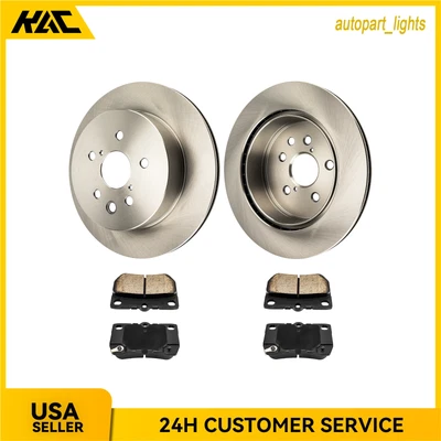 Rotores de disco traseiros e pastilhas de freio 31446 D1113 para Lexus IS250 GS300 2006 2007-2013 - Imagem 1 de 4