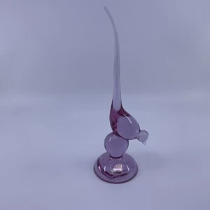 "Estatuilla de vidrio de pájaro de cola larga vikingo cardo 9 1/8""" - Imagen 1 de 5