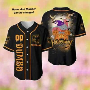 Dumbo Halloween 3D Baseball Trikot Shirt MUTTERTAGSGESCHENK ALLOVER-DRUCK US-GRÖSSE - Bild 1 von 3
