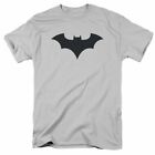 DC Batman 52 Title Logo T Shirt Mens Licensed DC Comics Tee Silver