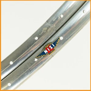NOS NISI 20 inch 28 HOLES RIMS ROAD BIKE VINTAGE TUBULAR BICYCLE 438 28h kids - Picture 1 of 5
