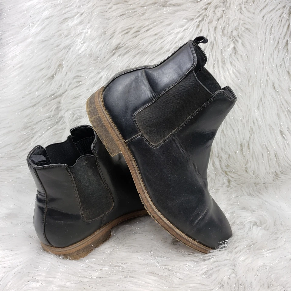 Zapatos informales sin cordones negros PERRY ELLIS PORTAFOLIO para hombre talla 11 Foto 1 de 4