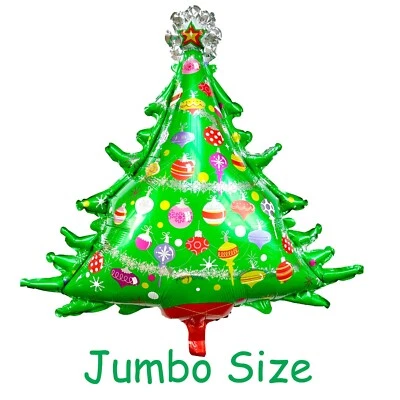 Christmas Tree Balloon Christmas Decoration Jumbo Size Xmas Helium - image 1 of 3