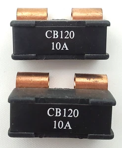 Lot of 2 CB120 10A Circuit Breakers Auto Reset 10 Amp - Picture 1 of 7