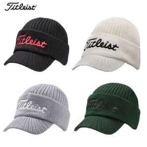 Titleist Golf Visor Knit Beanie Hat Wool Men's Cap TH21MWTEWK/HW1CVK 2022 New - Picture 1 of 6