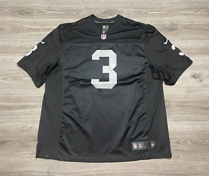 Carson Palmer #3 Oakland Raiders NFL Nike On Field Stitched Jersey Men's 2XL XXL