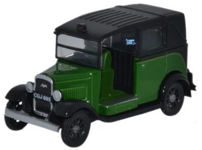 Oxford 76AT005 Austin London Taxi Westminster Verde Scala 1/76 00 Gauge T48 Post - Immagine 1 di 4