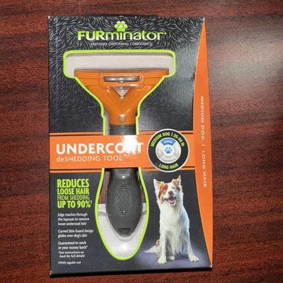 Herramienta de desprendimiento de capa inferior FURminator para perro mediano, pelo largo TOTALMENTE NUEVA Foto 1 de 2