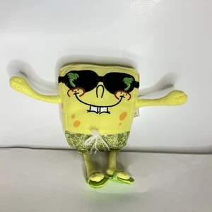 Bob Esponja Pantalones Cuadrados Peluche Peluche 7" Playa Traje de Baño Gafas de Sol 2006 Juguete - Imagen 1 de 9