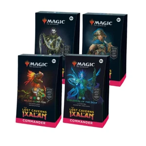 Lost Caverns of Ixalan Commander Deck Set di 4 Astuccio Sigillato Display MTG Magic - Foto 1 di 1