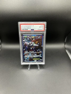 PSA 8 Heatran EX (Team Plasma) (Full Art) 109/116 Plasma Freeze Holo - Image 1 of 2