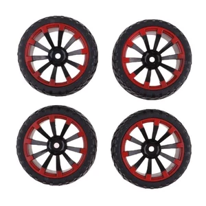 4 Stück RC Car Racing Reifen & Felge Für 1/10 HSP HPI Redcat - Bild 1 von 5