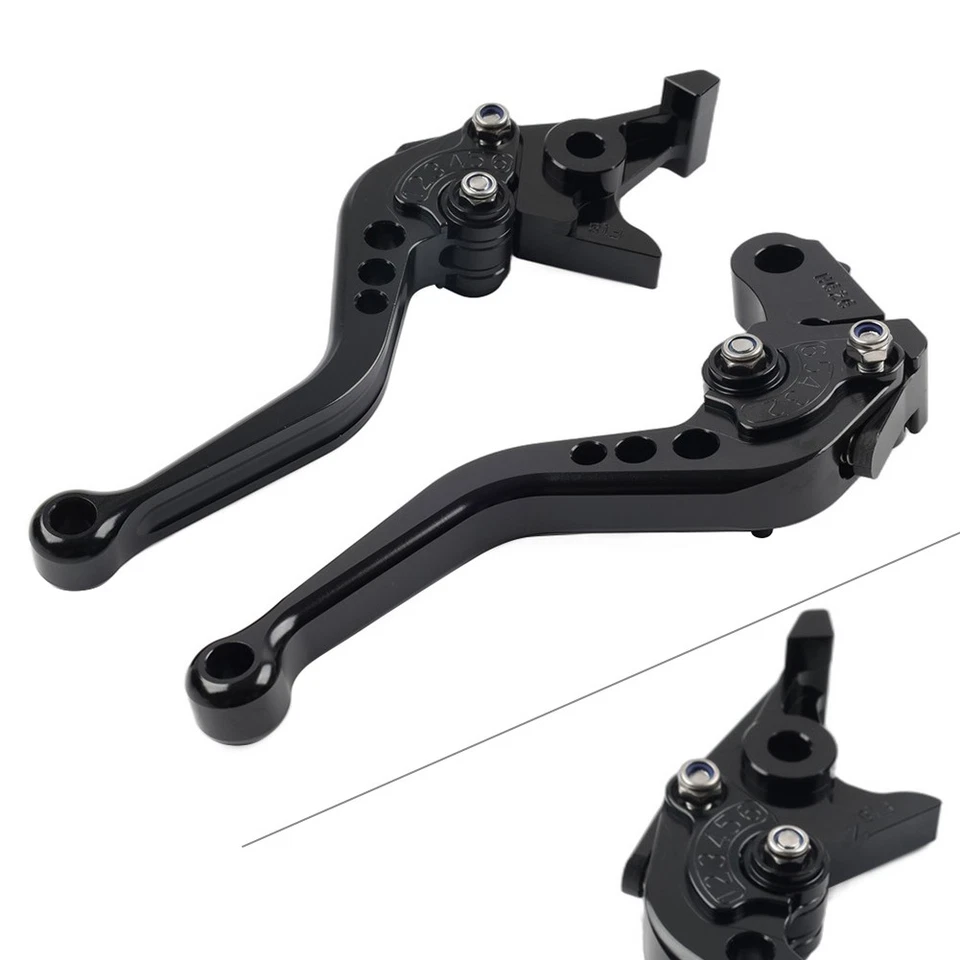 2 x palancas de embrague de freno cortas negras para Honda CBR600F4I 91-07 CBR900RR 1993-99 Foto 1 de 1