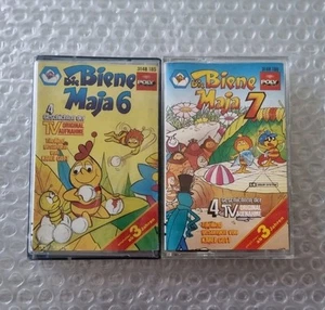Die Biene Maja MC Kassette Folge 6 + 7 Hörspiel Poly - Bild 1 von 2
