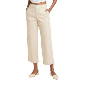 Pantaloni chino donna A New Day vita alta dritti alla caviglia taglia 10 - Foto 1 di 5