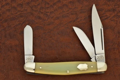 CUCHILLO BULLDOG BRAND SOLINGEN ALEMANIA CELULOIDE REMOLINO PREMIUM GANADERO (27704) Foto 1 de 4