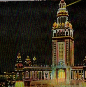 Antique DB Postcard The Electric Tower At Night Buffalo New York NY c1909 - Picture 1 of 3