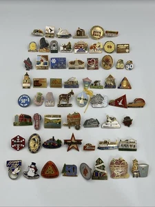 Huge Lot Of 60 Folksmarch National Park Pins From 1980s & 1990s Rare Unique Find - Picture 1 of 15