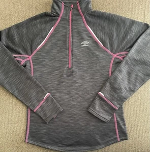 Pullover para mujer Umbro 1/4 cremallera frontal ropa deportiva talla S - Imagen 1 de 5