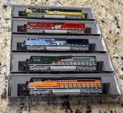 5 KATO N SCALE SD70ACe Up Heritage Units Dcc Ready/NIB - Image 1 of 3