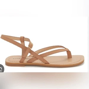 Lucky Brand Bylee Strappy Tan Sandals for Women Size 7 - Imagen 1 de 6