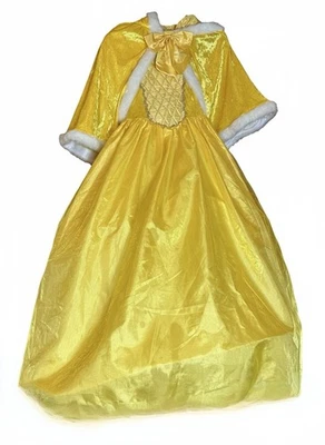 Jillian’s Closet Girls M 10-12 Disney Princess Belle Costume Deluxe 2pc Gown - Image 1 of 4