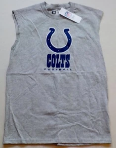 INDIANAPOLIS COLTS NFL TEAM APPAREL MUSCLE T SHIRT TANK TOP MENS M L XL GRAY NWT - Picture 1 of 1