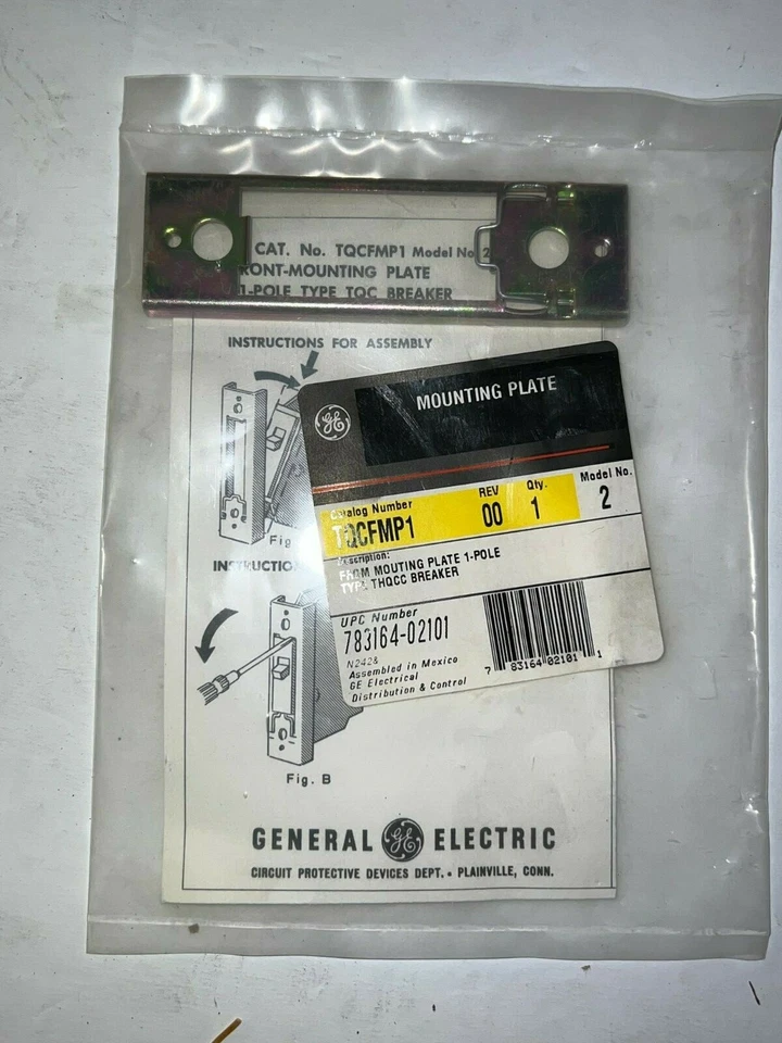 GE Mounting Plate 1-Pole TQCFMP1  nos  - Image 1 of 1