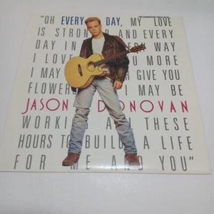 JASON DONOVAN - Everyday (I love you more) 7" SINGLE VINYL RECORD Mushroom EX/EX - Picture 1 of 4
