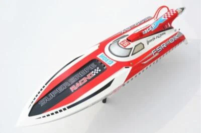 G30H 30CC Fiber Glass Deep-V Monohull Gasoline Red RC Boat ARTR No Radio System - Image 1 of 4