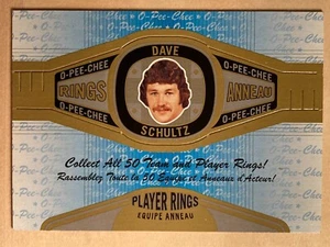 2013-14 O-Pee-Chee OPC Player Rings Dave Schultz #R-35 - Imagen 1 de 1