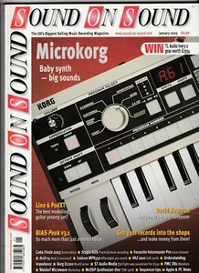 SOUND ON SOUND Musicians Magazine January 2003 - MICROKORG Cover - Picture 1 of 1
