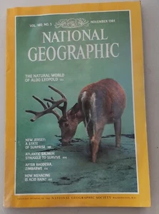 National Geographic Magazine November 1981 Aldo Leopold Atlantic Salmon Rhodesia - Picture 1 of 4
