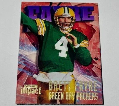 Brett Favre Green Bay Packers 1997 SkyBox Impact #4 - Image 1 of 2