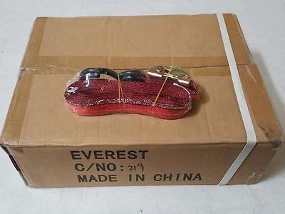 40-PK Red 1in x 6ft Cam Buckle Tie Down Strap 900LBS Break Strength 300LBS WLL - Image 1 of 4