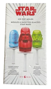 Williams Sonoma Star Wars Ice Pop Formen Darth Vader Stormtrooper R2D2 6er Set - Bild 1 von 8