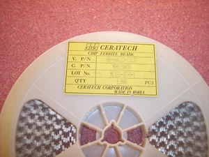 QTY (1500) HB-1H4532-121JT CERATECH 120 Ohm CHIP FERRITE BEADS 4532  FULL REEL - Picture 1 of 4