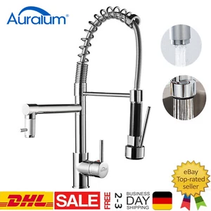 Küchenarmatur Wasserhahn Küche Ausziehbar Brause 360°Spültisch Mischbatterie DHL - Bild 1 von 9