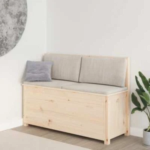 vidaXL Panca 110x41x76,5 cm in Legno Massello di Pino - Foto 1 di 9