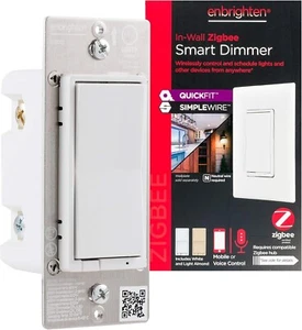 Enbrighten Zigbee Dimmer QuickFit & SimpleWire Paare direkt mit Echo StudioSh - Bild 1 von 5