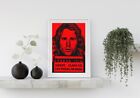 A4 Jim Morrison Red Arrest Half Tone Film Art Retro Poster Music Culture Print