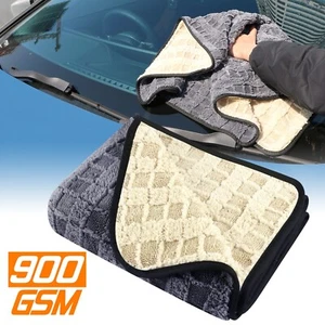 Car Wash Microfiber Drying Towel Water Drying Towel for Auto 900GSM 24x35'' - Picture 1 of 8